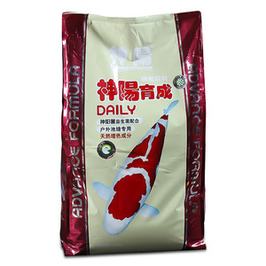 神阳锦鲤饲料育成巨麟鱼食增色胚芽观赏鱼成长鱼粮高蛋白不浑水
