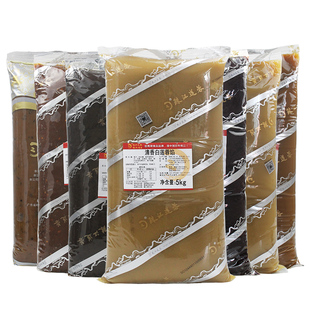 珠江莲蓉广式奶黄馅低糖红豆沙咸五仁藤椒牛肉莲蓉黑芝麻乳酸5kg