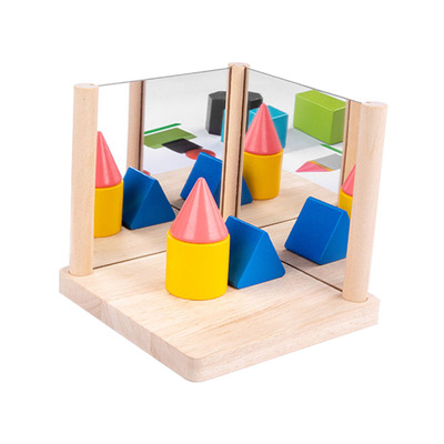 建构区镜面积木逆向思维能力