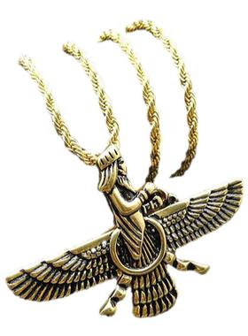 波斯拜火教不锈钢创意潮流饰品