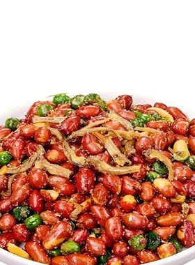 小鱼花生米下酒菜多味油炸花生