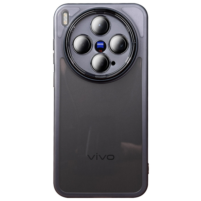 适用于vivox300自带镜头膜手机壳x300pro新款vivo防滑边保护套x300ultra透明硅胶x300镜头全包x300s防摔外壳