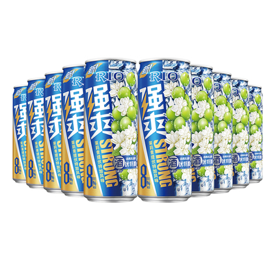 rio锐澳强爽8度茉莉青提500ml