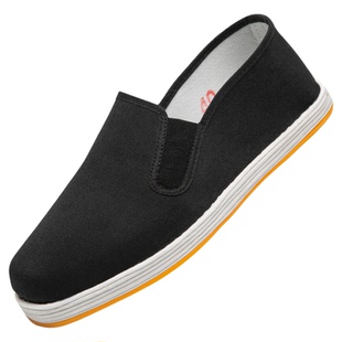 和韵祥老北京布鞋男鞋开车鞋中老年软底爸爸鞋一脚蹬懒人鞋平底鞋