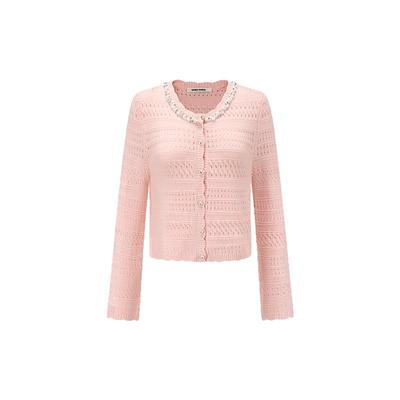 SHROENRO25春季软糯针织开衫