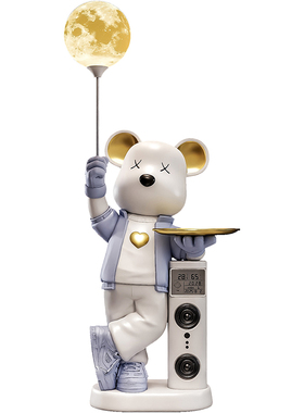 轻奢暴力熊客厅沙发边装饰摆件