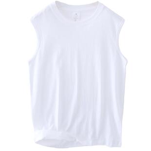 极麻基础简约百搭休闲打底背心男士宽松舒适青年文艺纯棉无袖坎肩