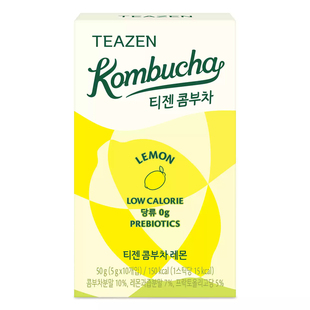 Twice代言BTS同款韩国进口茶美安teazen康普茶无糖柠檬气泡茶饮