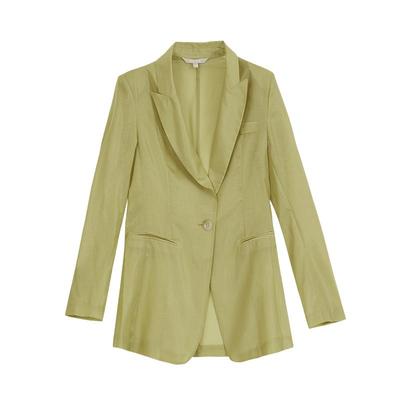 墨蒂珂仿棉一粒扣西装外套