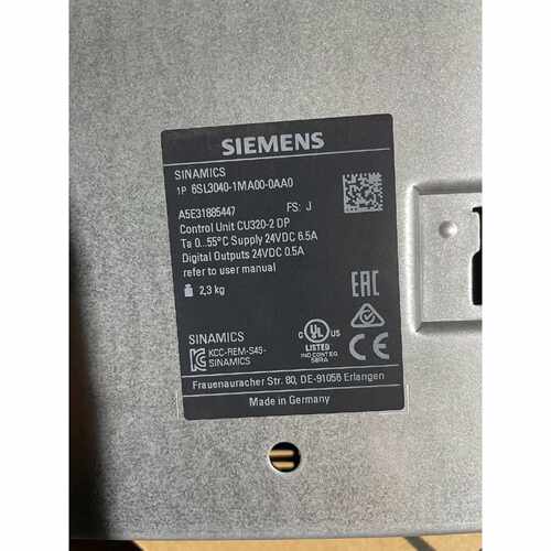 询价SINAMICS CU320-2 DP控制器，型号6S