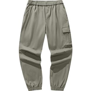 安踏美式复古休闲长裤男冬季新款宽松工装束脚运动裤子152548508N