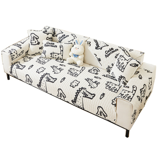 布艺全棉沙发垫坐特价清仓沙发巾防滑四季通用现代简约纯棉套北欧