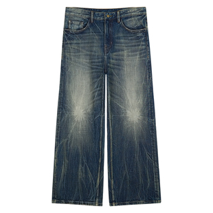 Simple Project*Lightning Wash Jeans 闪电纹猫须水洗牛仔裤