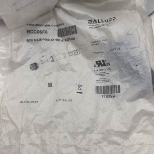 【请询价】BALLUFF巴鲁夫插头 BCC06F6