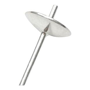 S925纯银珍珠空托耳针手作diy饰品首饰配件材料珠托盘不出针碗针