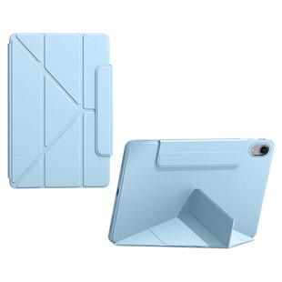 宝悍适用于ipadmini7保护套新款8.3英寸Y折无笔槽mini6全包苹果iPad MINI5硅胶平板壳mini4磁吸搭扣旋转支架