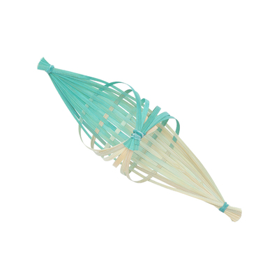 竹编小船竹编diy国风挂饰送香囊