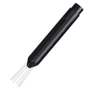 咖啡伸缩搅粉器不锈钢布粉针意式咖啡散粉针打散结块搅拌均匀布粉