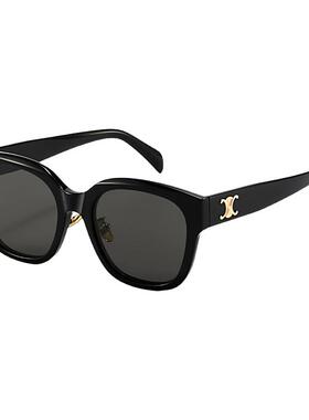 JENNIE同款老钱风方圆框墨镜