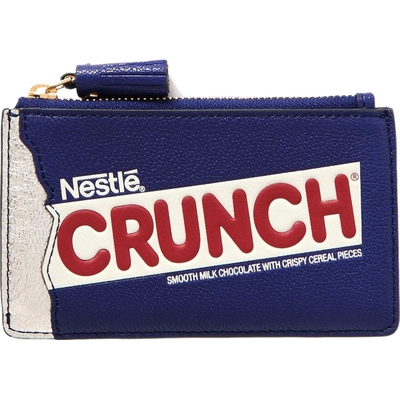 【新年礼物】Anya Hindmarch 秋冬女金属感印花纹理皮革卡包