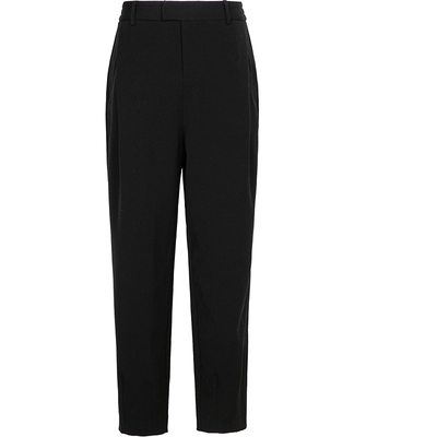 XG雪歌通勤简约黑色休闲裤时尚春季新款裤子宽松显瘦直筒长裤女装