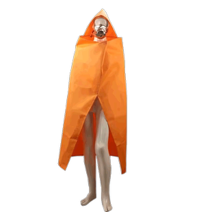 防火斗篷家用双层硅胶灭火毯隔热耐高温高层火灾逃生服披风衣装备