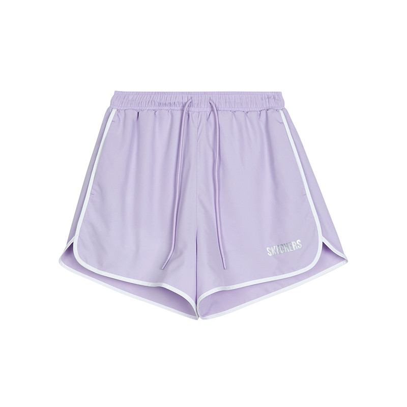 【明星同款】Skechers斯凯奇2025年秋冬款女高腰健身运动防晒短裤