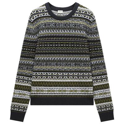 OCHIRLY欧时力费尔岛提花毛衣