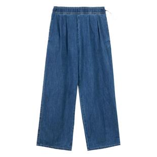 ellieluke孕妇牛仔裤春秋款小个子休闲裤春外穿不勒肚子直筒裤子