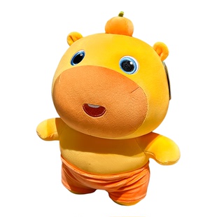 多爱正版水豚噜噜大号玩偶公仔可爱抱枕布娃娃毛绒玩具新年礼物女