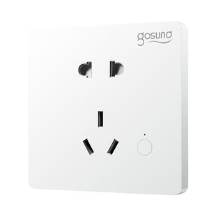 Gosund电小酷智能墙壁插座充电防过充开关远程断电保护定时86面板