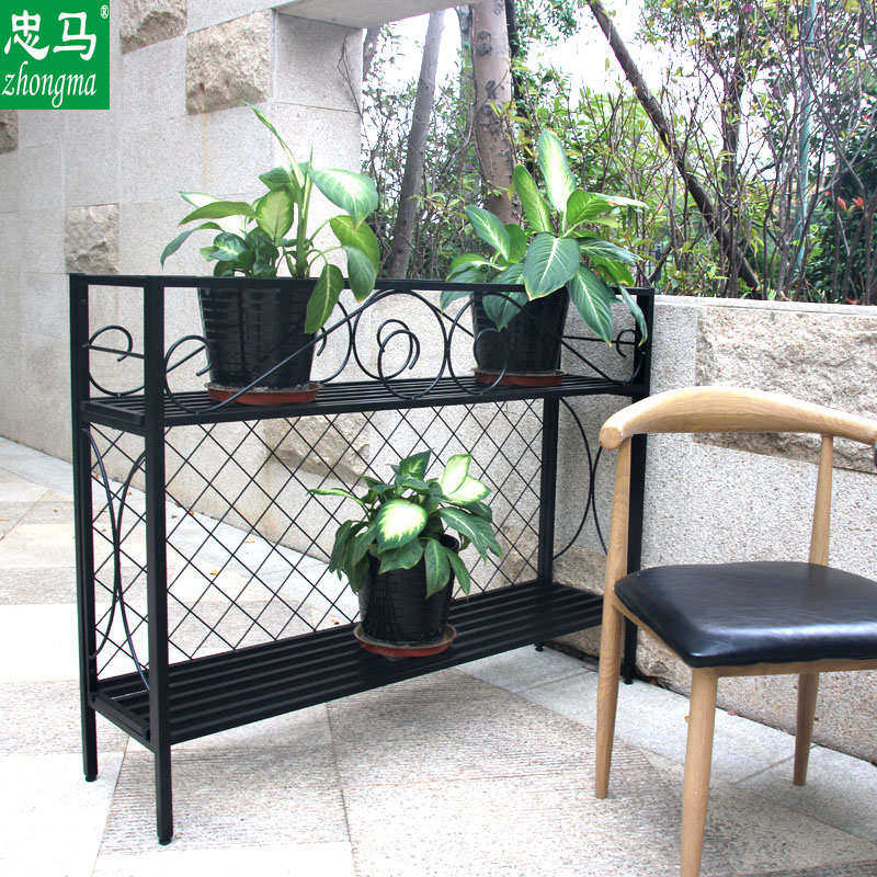 zhongma/忠马  花架阳台欧式铁艺隔断围栏户外庭院栅栏花箱花槽