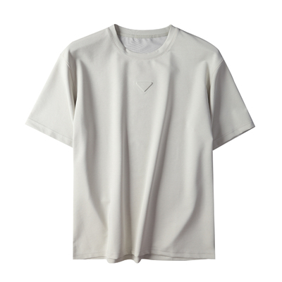 柔滑莫代尔棉空气层短袖T恤男夏