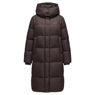 坦博尔云感泡芙长款羽绒服冬季新款95高充绒量白鸭绒保暖女款外套