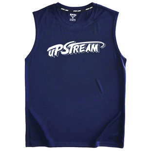 男子篮球训练服背心速干排汗宽松透气健身跑步北卡蓝圆领无袖坎肩