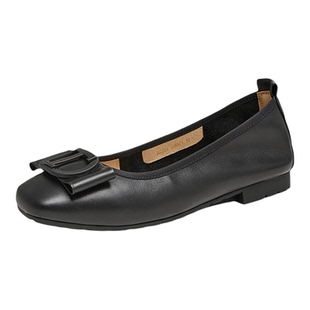 【34码】浅口单鞋女百丽集团品牌合集通勤平底软底鞋低跟不累脚