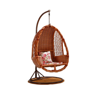 户外藤吊篮真藤秋千 藤编吊篮鸟巢吊椅室内吊篮 印尼进口真藤名苑