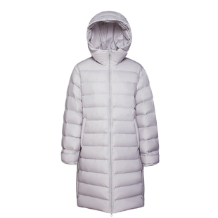 2025年新品95鸭绒轻薄款羽绒服中长款收腰女冬季外套修身显瘦