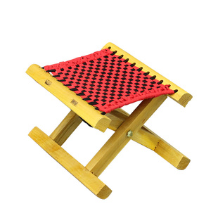 实木矮凳子家用小板凳可叠放打包水果洗衣服久坐不累马扎折叠便携