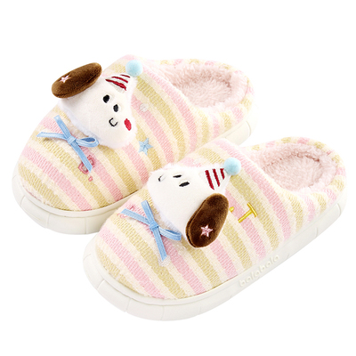 巴拉巴拉儿童棉拖鞋女童冬季加厚