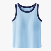 带杯圆领背心内搭打底OOTD穿搭