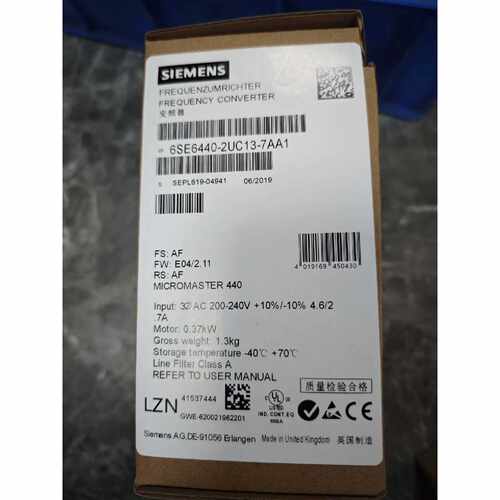 〔议价-可维修〕440变频器6SE6440-2UC13-7AA1 二手均有货