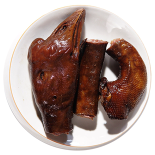 精致潮菜潮汕卤水狮头只售硕鹅头带脖子，成鹅非稚鹅头 包邮顺丰