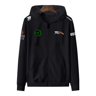 HLE战队队服viper同款S14春季赛拉链开衫卫衣男女拉链带连帽外套