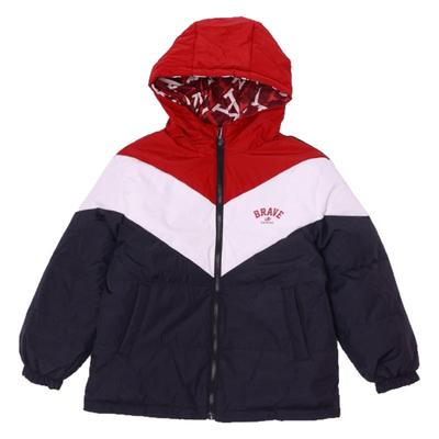 商场同款abckids童装冬款加厚保暖双面穿拼接羽绒服外套452309012