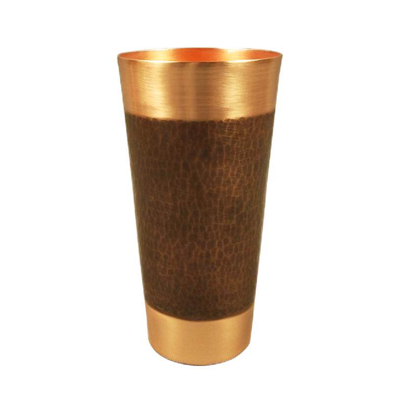 纯手工加厚紫铜啤酒杯养生铜杯子