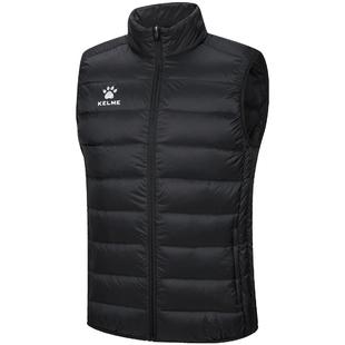 KELME卡尔美新款轻薄运动羽绒马甲男 秋冬足球训练保暖无袖外套