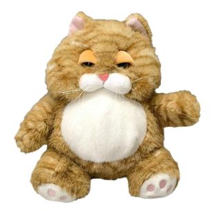 憨憨小猫咪玩偶加菲猫抱枕女生毛绒玩具布娃娃公仔女孩生日礼物