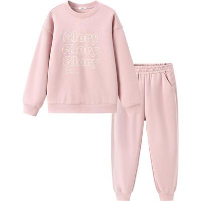 巴拉巴拉加绒厚冬装儿童运动套装