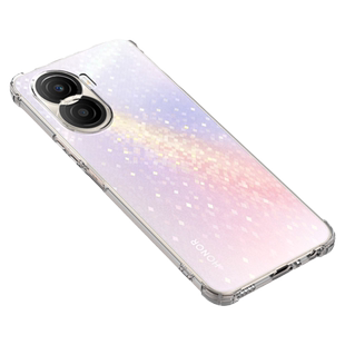 希凯适用荣耀X40i手机壳透明华为x40i保护套新款气囊防摔全包边DIO-AN00硅胶软壳男女个性创意简约外壳潮支架